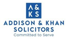 Addison Khan Solicitors logo — Range Shop Fronts client