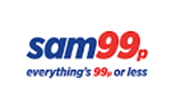 Sam 99p logo — Range Shop Fronts client